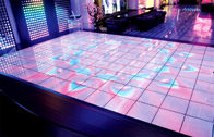 Bleischirm Dance Floor SMD 3535 Pixel-10mm stellen 500mm x 500mm Kabinett an