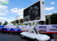 geführter mobiler digitaler Werbeschildanhänger lR1G1B p4.81 führte im Freien, der angebrachte LKW Anzeige