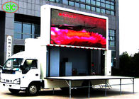 Farbenreiche bewegliche LKW p4.81 LED-Anzeige im Freien führte mobilen digitalen Werbeschildanhänger