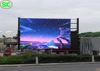 Farbenreicher LED Werbungs-Schirm P10, geführte Anzeigen-hohe Bildwiederholfrequenz Rgb Technologie im Freien