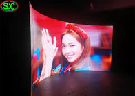 Bildschirm der gebogenen Form-P3.91 des Vorhang-LED für die Werbung, 5500-6500 Nissen