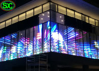 Farbenreicher transparenter LED-Schirm im Freien SMD 3in1 P6.25 nahtlos