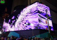 RGB im Freien P10 imprägniern 90 Grad-Eck-Digital LED-Anzeigen-Wand