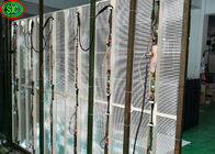 Transparenter LED Innenschirm-hohe Transparenz-Glasanzeige 1R1G1B für Schaukasten