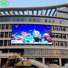 Superdünn 3cm flexibler Vorhang LED-Anzeigen-Hintergrund P15 im Freien 6500K-9500K