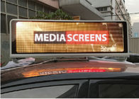 Taxi-oberstes farbenreiches Auto geführte Zeichen-Werbung- im Freienschirme IP65 P4 1/16 Scan