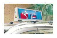 Wasserdichte Zeichen-Anzeige des Auto-LED, farbenreiche Taxi-Dach-Schirm-Doppelt-Seite im Freien