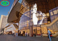 Werbung im Freien der hohe Helligkeits-führte transparente geführte Anzeigen-P10.42 maschen-Video-Wand des Schirm-P10mm leichte Glas