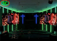 Schirme der Kirchen-HD des Hintergrund-P3.91 4x3m des Stadiums-LED