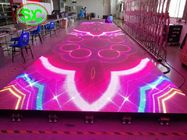 Innen-smd p6.25 farbenreicher geführter Tanzbodenschirm für Discohalle, Nachtklub, T-Stadium