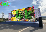Der Fernabstand farbenreiches P10 im Freien LED annoncierend sortiert Wand Mouted aus