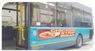 CER-COLUMBIUM Bus im Freien imprägniern LED-Werbungs-Anschlagtafeln P4 P5 P6 farbenreiche Front Service LED-Anzeige
