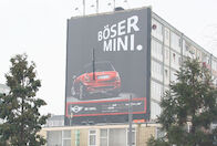 Im Freien farbenreiche geführte Anzeige Handels-Digital an der Wand befestigter Werbungs-P8 mit hoher Helligkeit