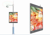 Farbenreiche zwei Schirm P 10 Seiten Licht-Polen LED LED-Anzeige im Freien mit Kontrollsystem GPSs 4k