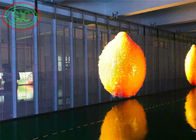 Innen-P3.91-7.82 transparenter LED Schirmberg der hohen Klarheit auf dem Glas