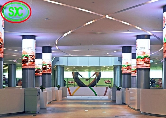 Flexibler breiter InnenBlickwinkel SMD2020 Vorhang LED-Anzeigen-P3 für Einkaufszentrum