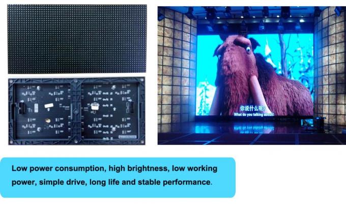 Videowand super dünnes P5 farbenreiches LED hd SMD, Aluminiuminnenbildschirm der mieteled Druckguss