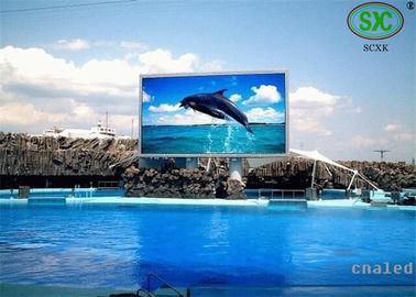 Wasserdichtes Outdoor-Full-Colour-LED-Display P10 1R1G1B mit langer Sichtweite