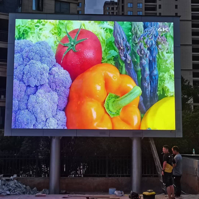 Am Steuerknüppel befestigtes Eisen-Kabinett P10 HD LED Videowand-960X960MM LED-Anzeige im Freien