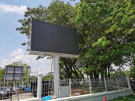 Am Steuerknüppel befestigtes Eisen-Kabinett P10 HD LED Videowand-960X960MM LED-Anzeige im Freien