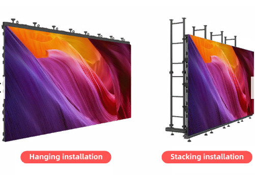 P4.81 Außenvermietung LED-Bildschirm Druckguss Aluminium Schrank Wasserdicht Vermietung LED-Bildschirm