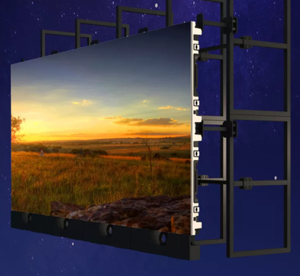 Vollfarbiger P2-LED-Guss-Aluminium-Bildschirm / 2500nits großer Outdoor-LED-Display
