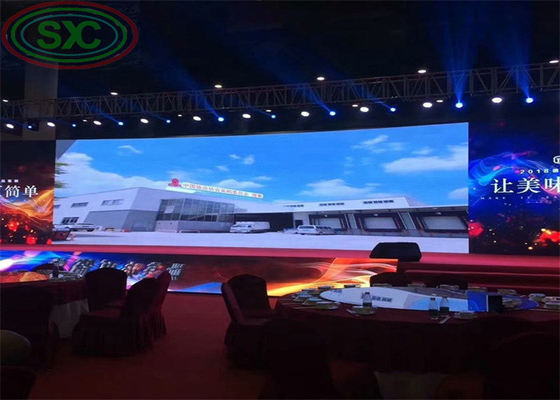 Immenser LED-Bildschirm aus Druckguss-Aluminium 500*1000 cm Innenraum LED-Display LED-Werbetafel