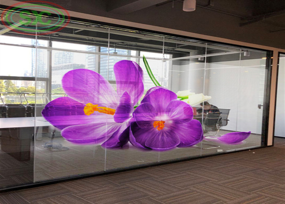 Wasserdicht sichtbares Innenraum G3.91-7.82 transparentes LED-Display LED-Wand-LED-Werbetafel