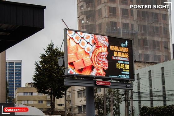 Outdoor Full p10 7000 Helligkeit Farb-LED-Display mit großer Betrachtungsdistanz Outdoor-Werbetafel-Design