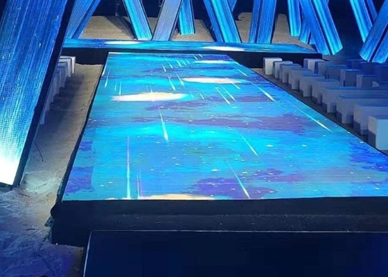 China SMD3535 Sound Active DJ Led Disco Tanzfläche Warmweißstrahl-Panels