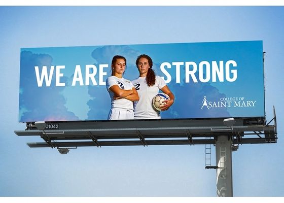 P6 Outdoor LED Werbetafel 12 Fuß x 24 Fuß IP65 Wasserdichtes Werbedisplay