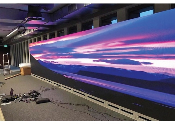 Vollfarbiges LED-Innenbildschirm aus Aluminium-Massivwand P5