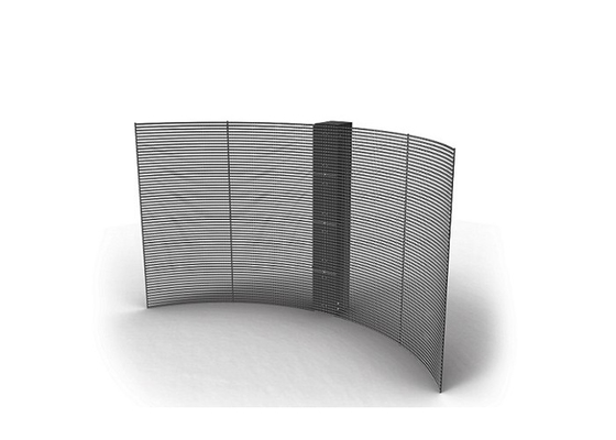 Klar transparente Led Video Wand P3.91 Indoor Led Mesh Vorhang Beschilderung Displays Led Bildschirm
