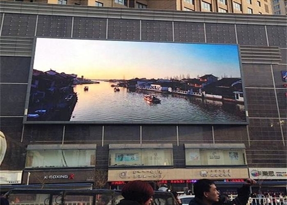 12ft x 24ft Outdoor LED-Schilder P6 Große Werbe-LED-Werbetafeln Vollfarbe Vermietung