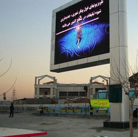 Outdoor-LED-Werbetafeln P6 6500 Hohe Helligkeit IP65 Nationstar 1920Hz LED-Display-LED-Werbetafel