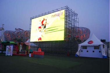 Outdoor-LED-Werbetafeln P6 6500 Hohe Helligkeit IP65 Nationstar 1920Hz LED-Display-LED-Werbetafel