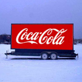 P6 Vollfarbiger Van Outdoor Mobilfahrzeug Werbung Led Display Led Anhänger Video-Panel