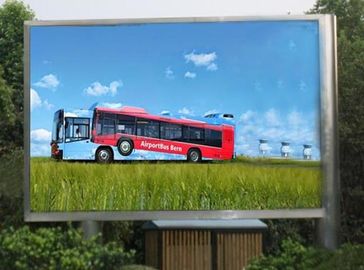 Stadion Highway Werbung Hohe Helligkeit Outdoor Vollfarbe P10 LED Video Wandplatte mit Spalte