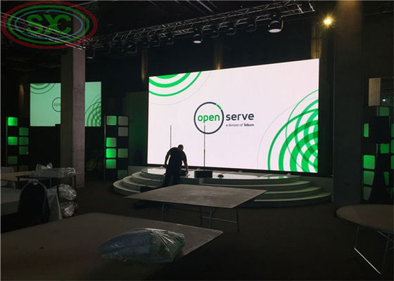 Miet LED-Display P2.5 P3 P4 P5 P6 Bildschirm 64x32 Punkte Modul Auflösung und 128x128 Punkte Schrank Auflösung