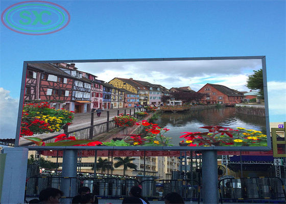 P8 Outdoor Full Color LED Display Panel 8mm Pixel Pitch IP65 wasserdicht