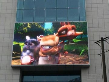 Wasserdicht P10 Outdoor Vollfarbwerbung Led Video Display 5000cd / m2 Helligkeit