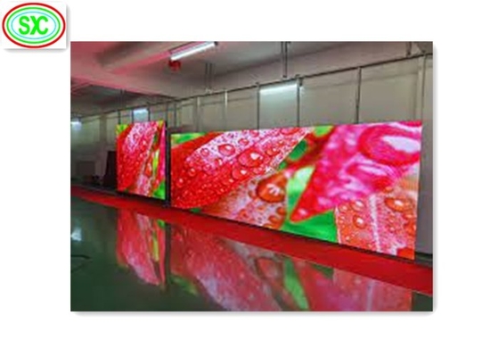 High-Definition SMD-LED-Diebguss-Aluminiumbildschirm 62500 Punkte/Quadratmeter, Innenraum-LED-TV Wandmiete