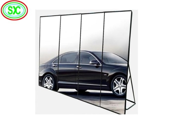 P2.5 Vollfarbiges Video-Display Innenstand Plakat LED-Bildschirm Spiegel Tragbarer Bildschirm