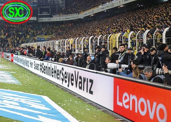 Stadionbildschirm 2024 LED-Bildschirm Schnelllesen Großes Schild Eisen/Stahl Schrank Stadion Umfang LED-Anzeige