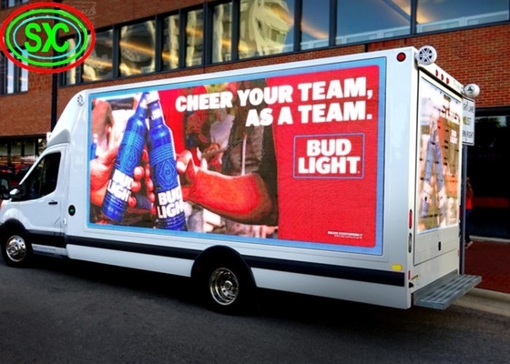 P6 Vollfarbiger Van Outdoor Mobilfahrzeug Werbung Led Display Led Anhänger Video-Panel