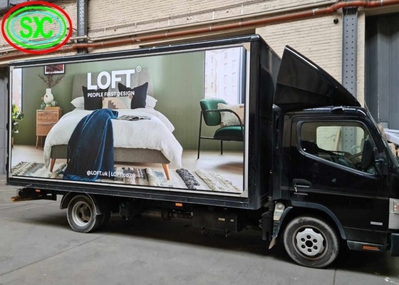 P6 Vollfarbiger Van Outdoor Mobilfahrzeug Werbung Led Display Led Anhänger Video-Panel