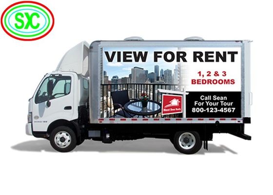 Guter Preis 5000-8000 Nits hohe Helligkeit Mobile Truck LED-Display mit Vollfarb-Rohrchip und Computer-synchrone Steuerung Online