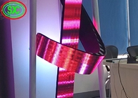 SMD P10 imprägniern Kurvenbereich zylinderförmige Vorhang LED-Anzeige 360 Grad