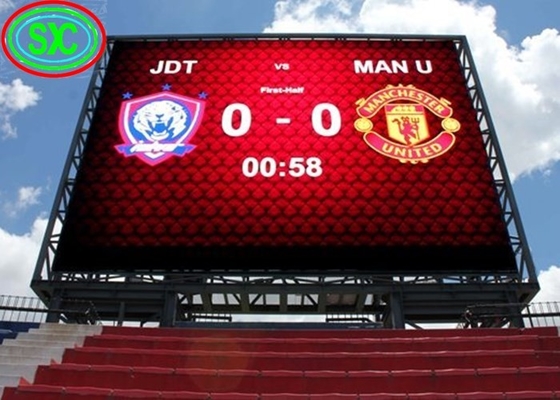 Außenwasserdicht Vollfarbbildschirm P10 SMD Fußballstadion Umfang LED-Display