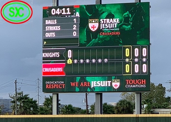 Die-Guss Aluminium Vermietung Weitwinkel-Stadion Bildschirm LED-Display P10 IP65 Wasserdicht HD Eisen Gehäuse